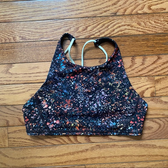 Lululemon Free to Be Bra High Neck in Flowerescent Multi - Picture 3 of 5
